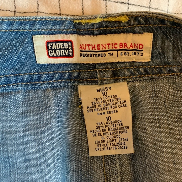 Vintage Denim Skort - Picture 2 of 4